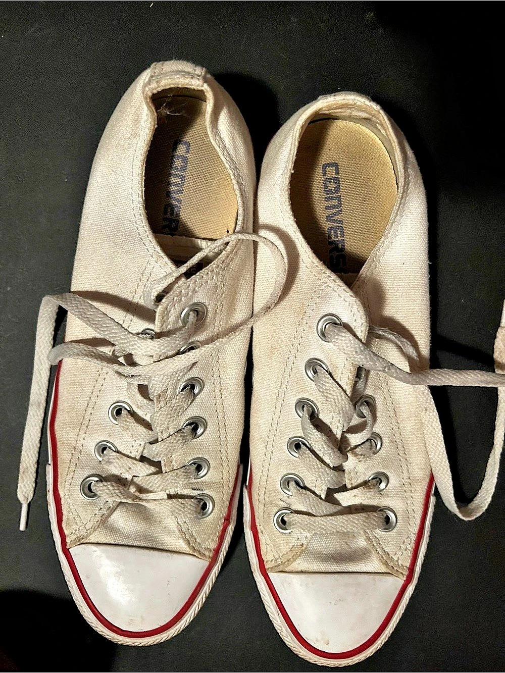 Converse Chuck Taylor All Star Low Top Optical White Low Top Sneakers White US 8